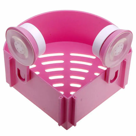 New Lovely Bathroom Corner Storage Rack Organizer Shower Wall Shelf with Suction Cup - Oshi.pk - Buy & Sell Online