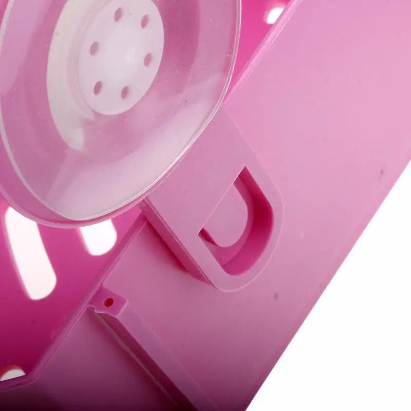 New Lovely Bathroom Corner Storage Rack Organizer Shower Wall Shelf with Suction Cup - Oshi.pk - Buy & Sell Online