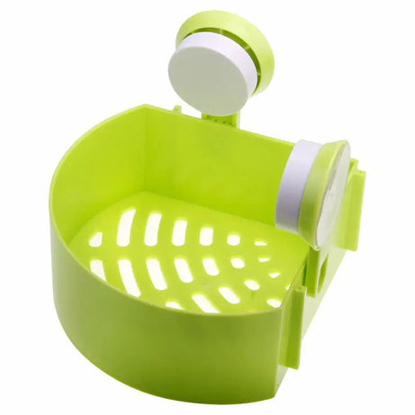 New Lovely Bathroom Corner Storage Rack Organizer Shower Wall Shelf with Suction Cup - Oshi.pk - Buy & Sell Online
