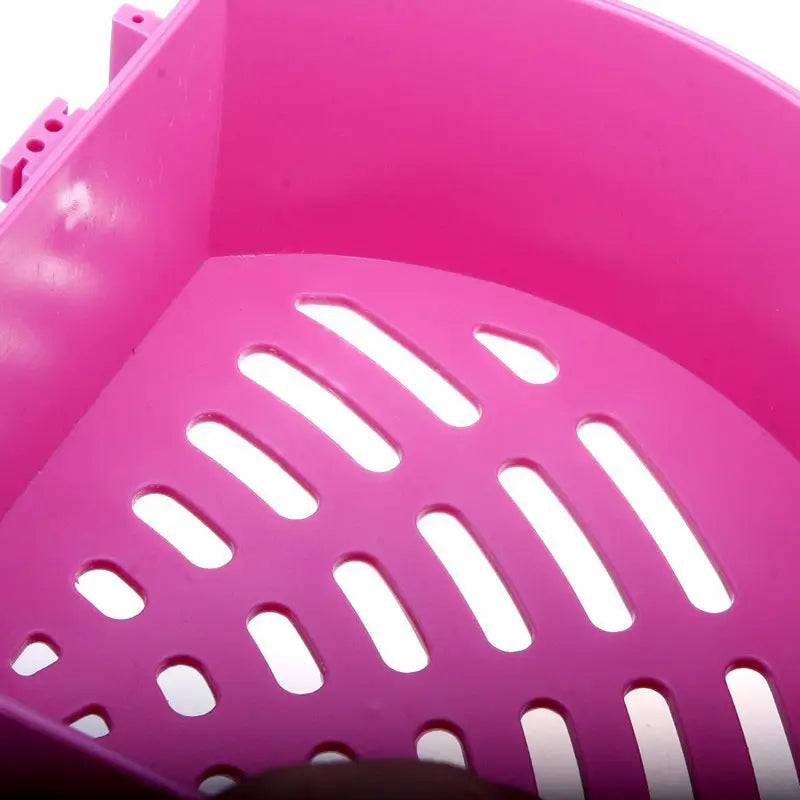 New Lovely Bathroom Corner Storage Rack Organizer Shower Wall Shelf with Suction Cup - Oshi.pk - Buy & Sell Online