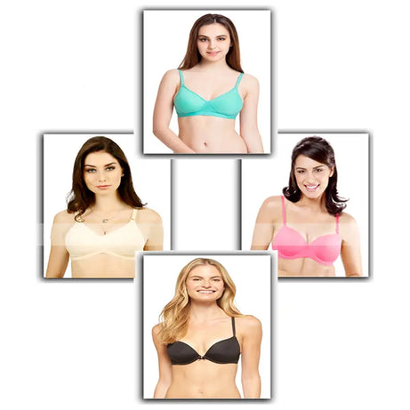 Comfortable Cotton Bras (Pack of 4) - Oshi.pk - Buy & Sell Online