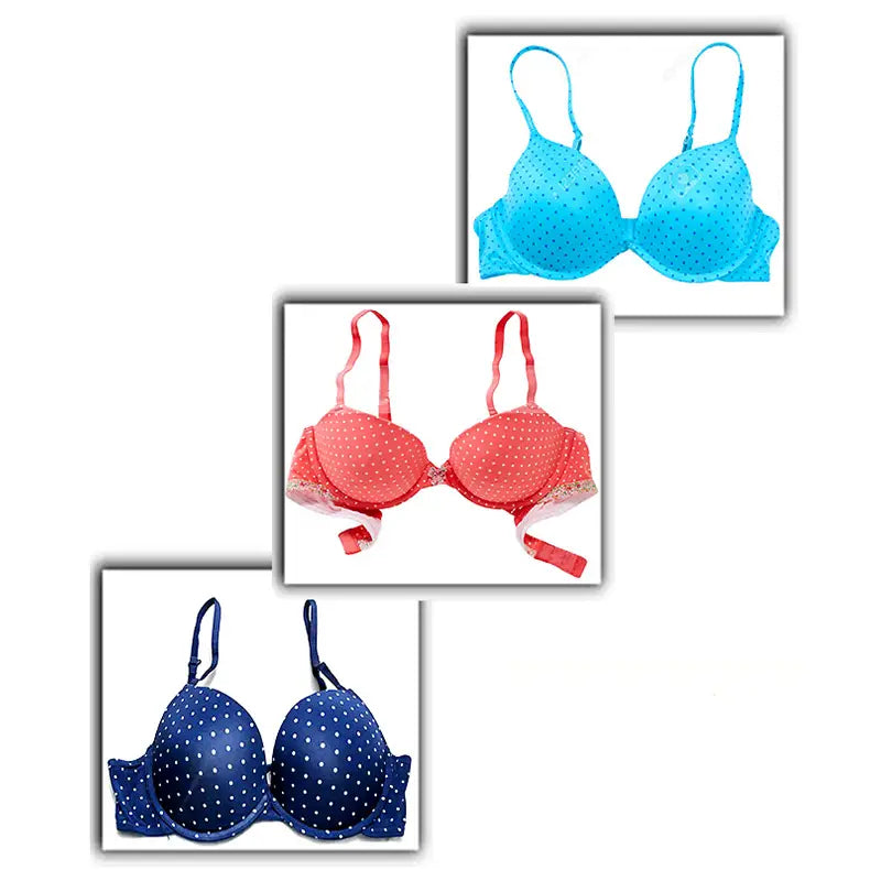 Fancy Imported Polka Dotted Bras - Oshi.pk - Buy & Sell Online