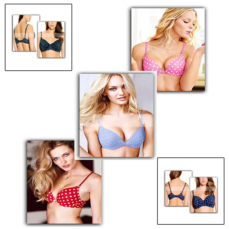 Fancy Imported Polka Dotted Bras - Oshi.pk - Buy & Sell Online