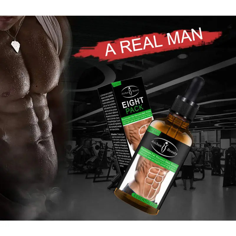 Eight Pack Abdominal Essential Oil For Men Strong Belly Burning Muscle 30ml - Oshi.pk - Buy & Sell Online