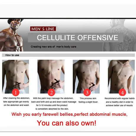 Eight Pack Abdominal Essential Oil For Men Strong Belly Burning Muscle 30ml - Oshi.pk - Buy & Sell Online