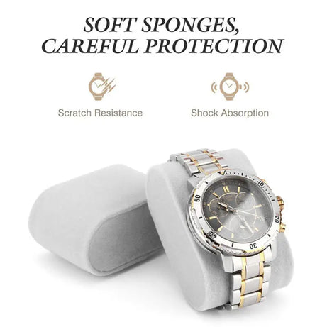 New 12 Slots Large Watch Display Case Jewelry Box Leather Glass Men Women - Oshi.pk - Buy & Sell Online