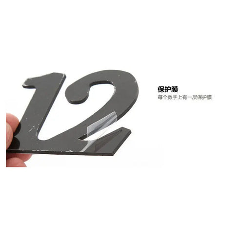 Fly drop masaic mirror clock sticker, 3d acrylic removable wall mirror 3D 2mm Acrylic Wall Clock (28*65cm) - Oshi.pk - Buy & Sell Online