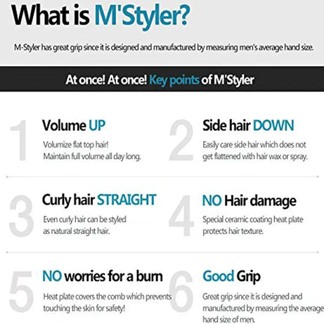 Hair and Beard Straightener Modelling Comb Ceramic-Iron Beard Comb - Oshi.pk - Buy & Sell Online