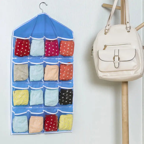 Hanging Closet Organiser Multifunctional 16 Pockets 4 pcs - Oshi.pk - Buy & Sell Online
