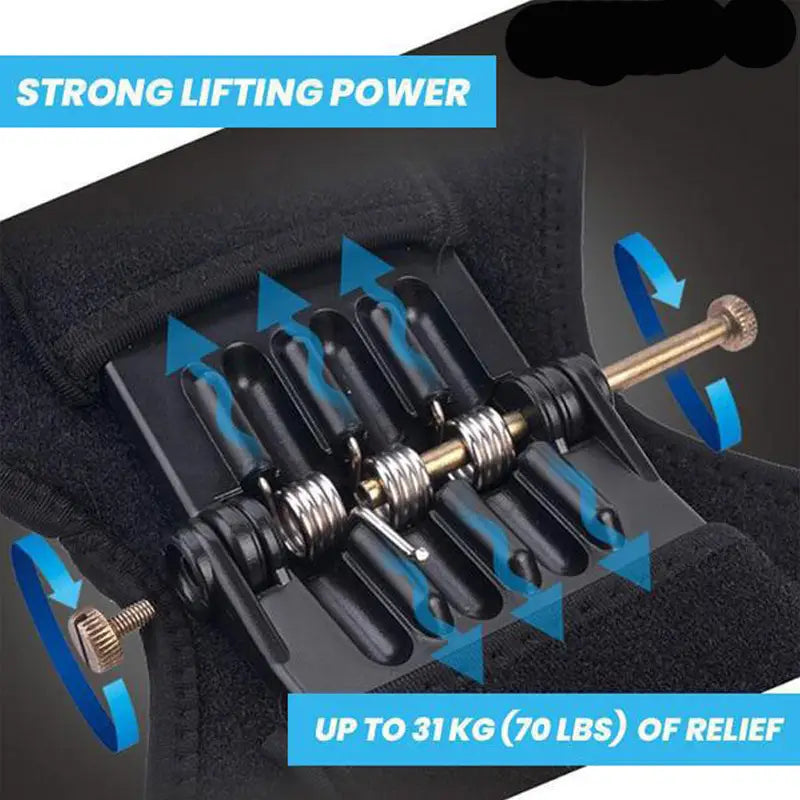 KNEEPAD - Spring Loaded POWER LEG Knee Joint Support Pads (Pair - For Both Knees) - Oshi.pk - Buy & Sell Online