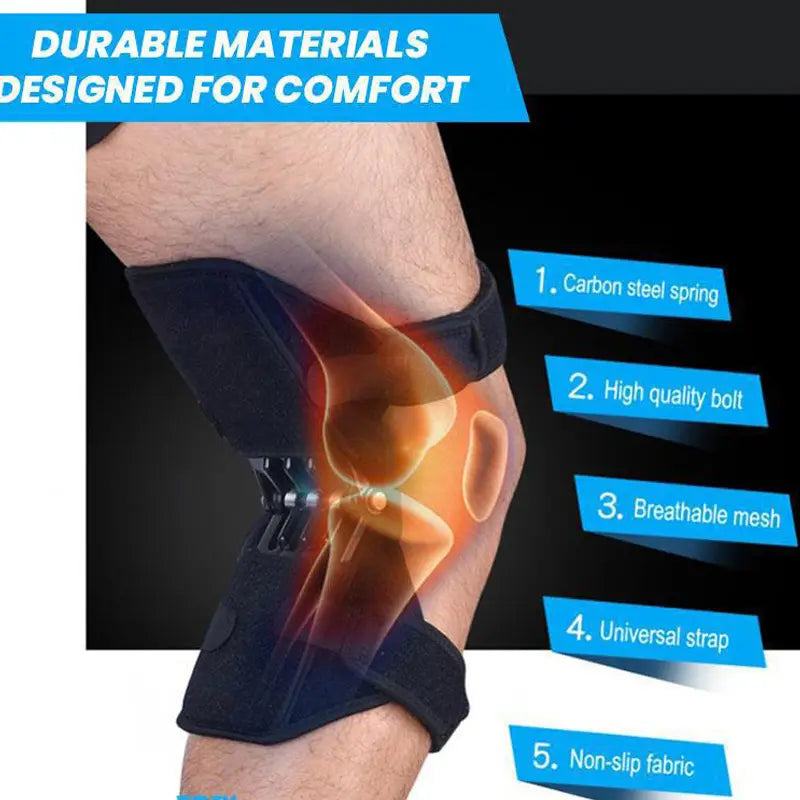 KNEEPAD - Spring Loaded POWER LEG Knee Joint Support Pads (Pair - For Both Knees) - Oshi.pk - Buy & Sell Online
