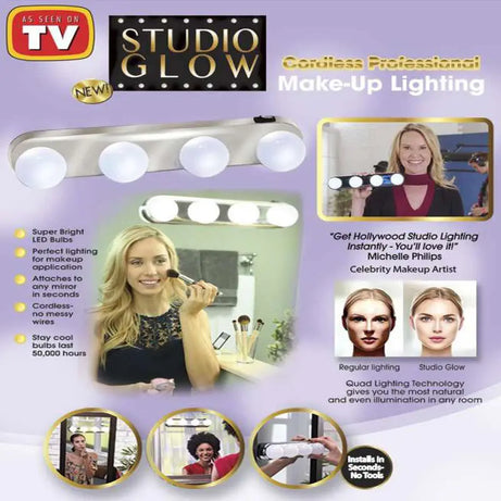 Studio Glow LED Mirror Makeup Light - Oshi.pk - Buy & Sell Online