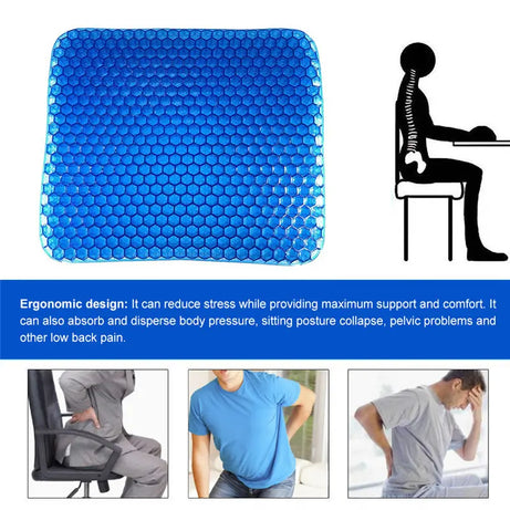 Egg Sitter Seat Cushion with Non-Slip Cover, Breathable Honeycomb Design Absorbs Pressure Points - Oshi.pk - Buy & Sell Online