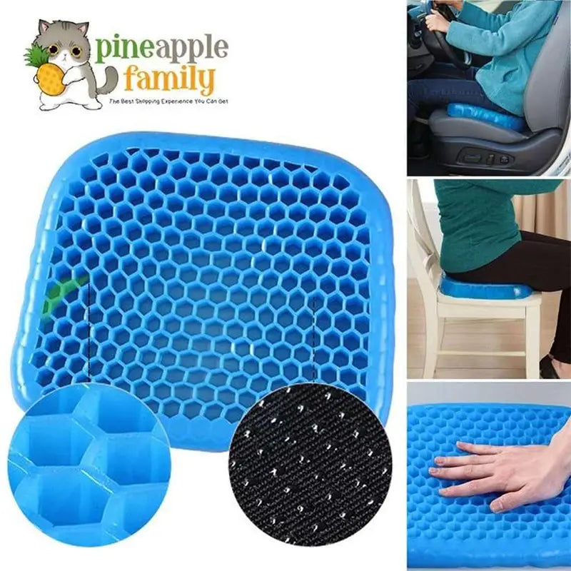 Egg Sitter Seat Cushion with Non-Slip Cover, Breathable Honeycomb Design Absorbs Pressure Points - Oshi.pk - Buy & Sell Online