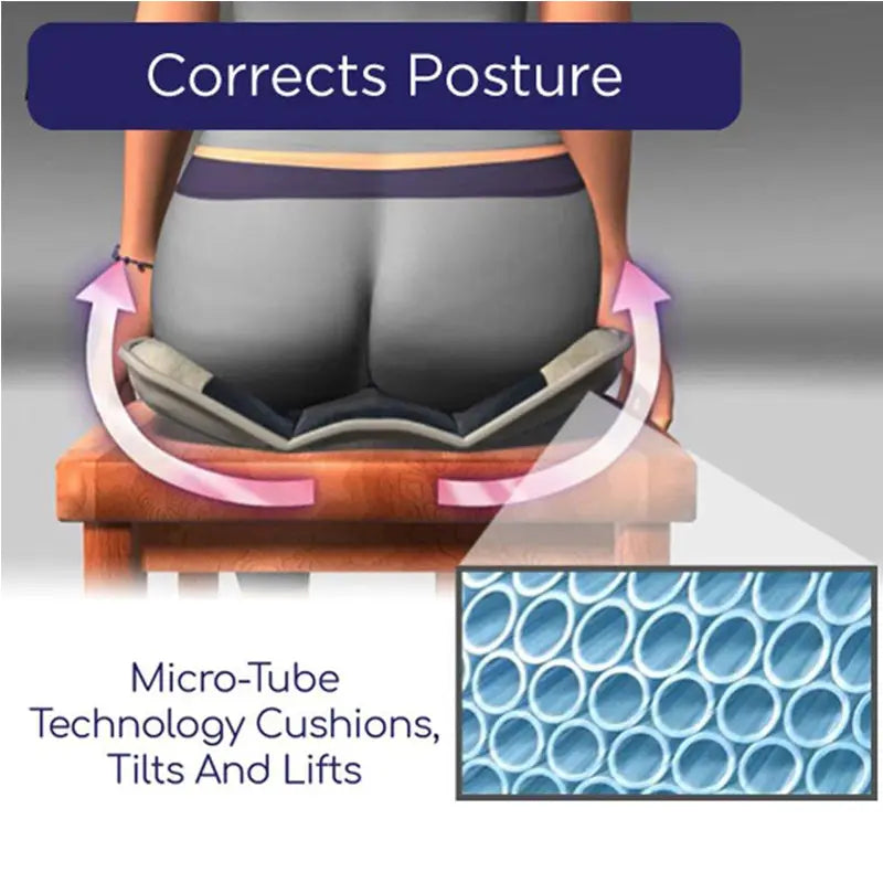 Pure Posture Seat Cushion - Avoid Pain - Oshi.pk - Buy & Sell Online