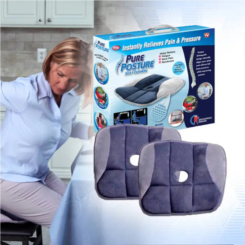 Pure Posture Seat Cushion - Avoid Pain - Oshi.pk - Buy & Sell Online