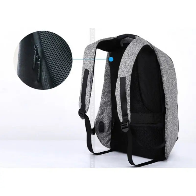 Waterproof Anti Theft USB Charging Anti-Cut Shock Proof Sports Backpac ...