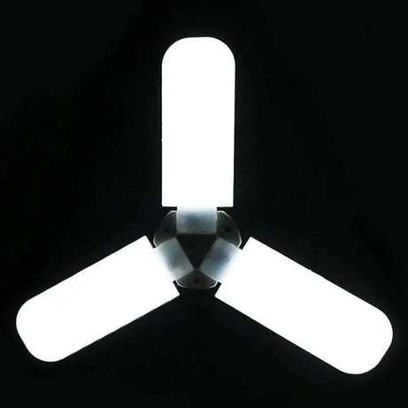 LED Foldable Fan Blade Angle Adjustable Light Bulb for Indoor Home Decor - Oshi.pk - Buy & Sell Online