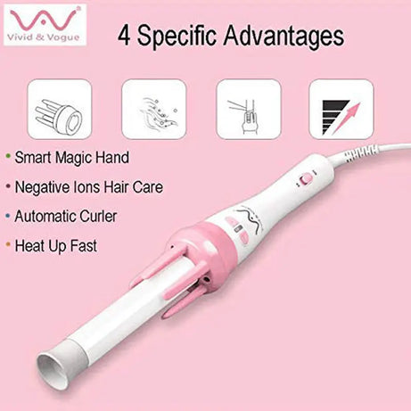 Hair Curling Iron V&V Automatic Hair Curler - Oshi.pk - Buy & Sell Online