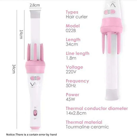 Hair Curling Iron V&V Automatic Hair Curler - Oshi.pk - Buy & Sell Online