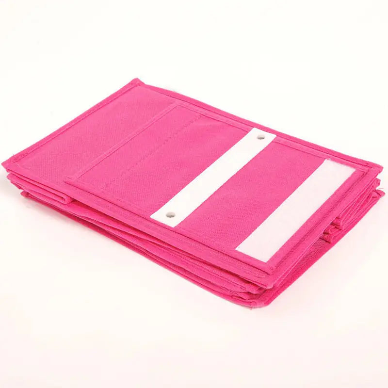 5 Shelf Portable Foldable Hanging Wardrobe Section Storage Organiser (Pack Of 2) - Oshi.pk - Buy & Sell Online