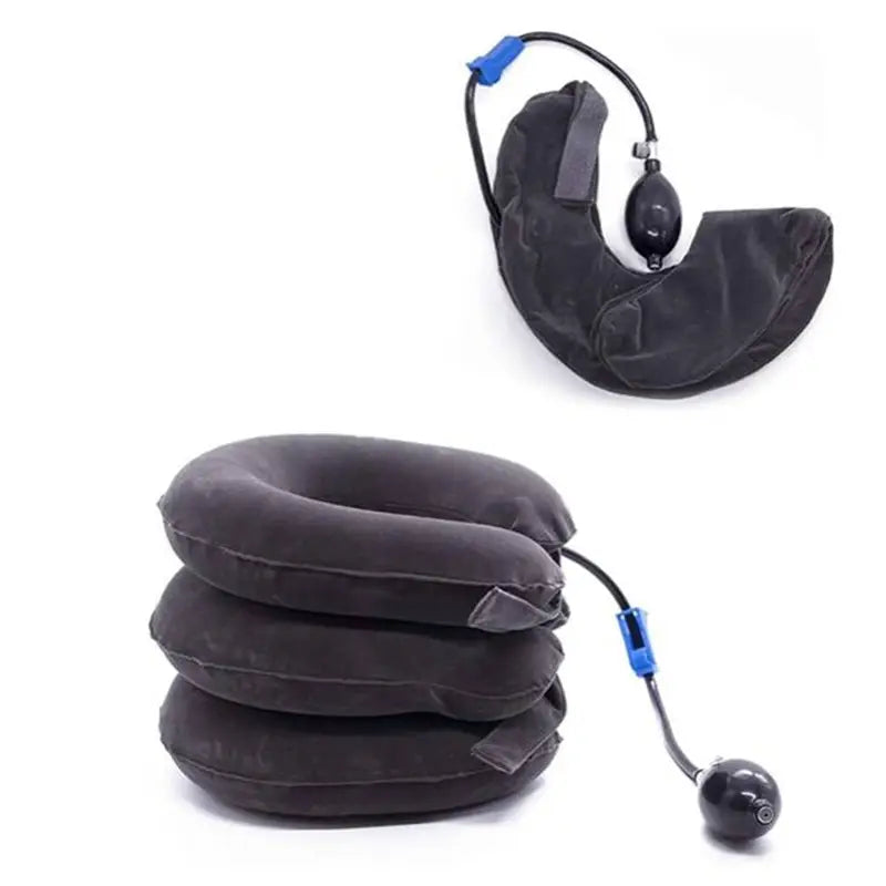 Cervical Neck Traction Device, Inflatable Cervical Pillow with Collar Adjustable - Oshi.pk - Buy & Sell Online