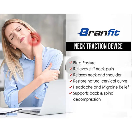 Cervical Neck Traction Device, Inflatable Cervical Pillow with Collar Adjustable - Oshi.pk - Buy & Sell Online