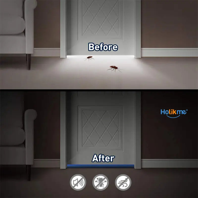 Pack of 4 - Door Draft or door Seal | Double Draft Guard Wind dust Blocker Sealer Stopper - Oshi.pk - Buy & Sell Online