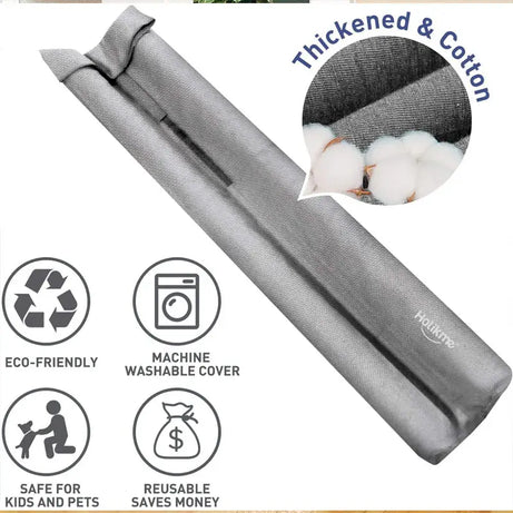 Pack of 4 - Door Draft or door Seal | Double Draft Guard Wind dust Blocker Sealer Stopper - Oshi.pk - Buy & Sell Online