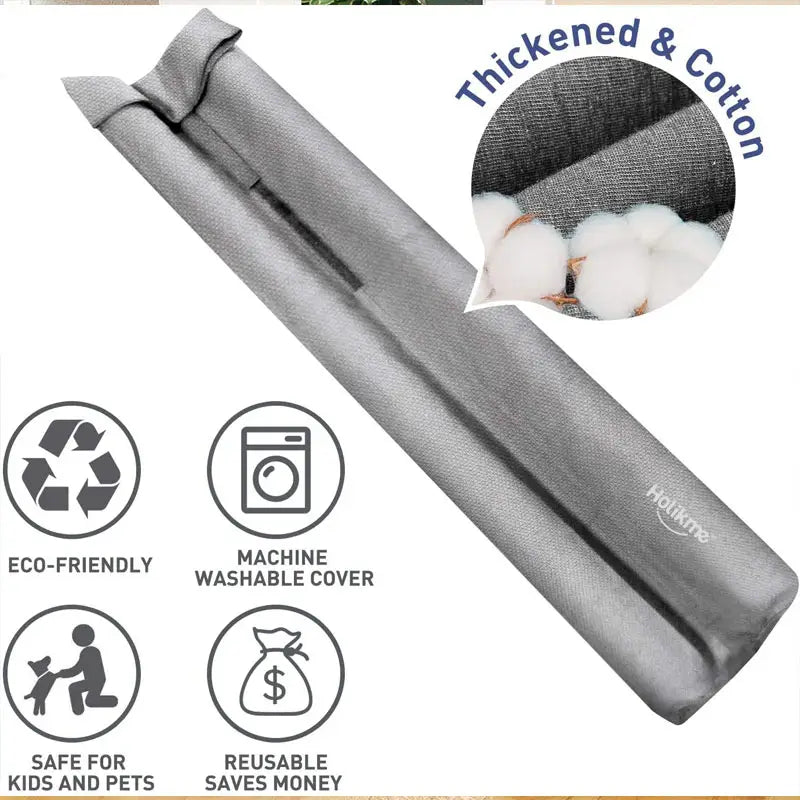 Pack of 4 - Door Draft or door Seal | Double Draft Guard Wind dust Blocker Sealer Stopper - Oshi.pk - Buy & Sell Online