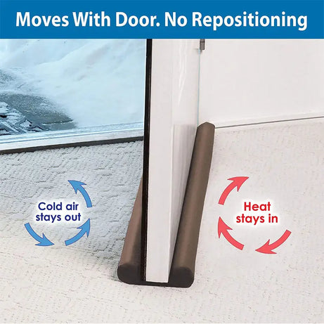 Pack of 4 - Door Draft or door Seal | Double Draft Guard Wind dust Blocker Sealer Stopper - Oshi.pk - Buy & Sell Online