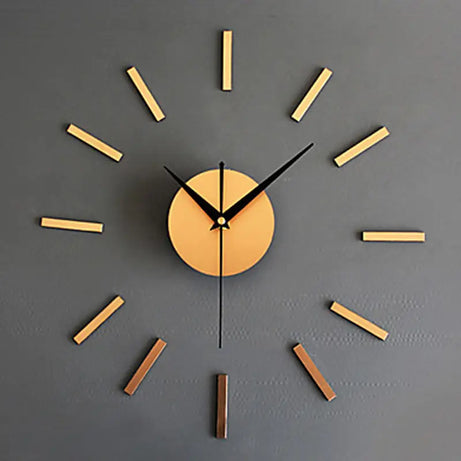 Modern Minimalist Fashion 2mm DIY 3D Acrylic Wall Clock (35*35 Inches) - Oshi.pk - Buy & Sell Online
