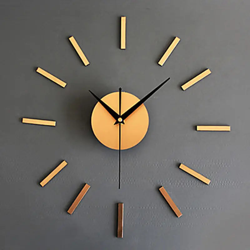 Modern Minimalist Fashion 2mm DIY 3D Acrylic Wall Clock (35*35 Inches) - Oshi.pk - Buy & Sell Online