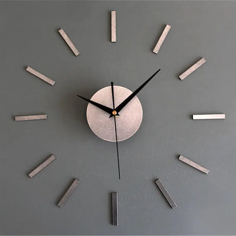 Modern Minimalist Fashion 2mm DIY 3D Acrylic Wall Clock (35*35 Inches) - Oshi.pk - Buy & Sell Online