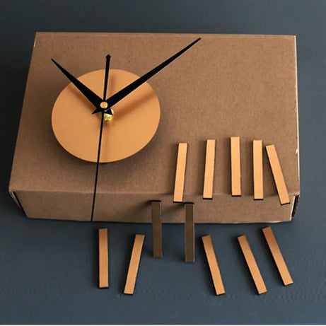 Modern Minimalist Fashion 2mm DIY 3D Acrylic Wall Clock (35*35 Inches) - Oshi.pk - Buy & Sell Online