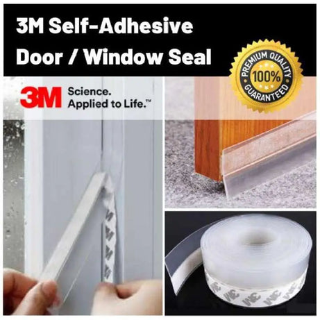 Soundproofing Door Bottom Sealing Silicone Draft Stopper (5 Meter)