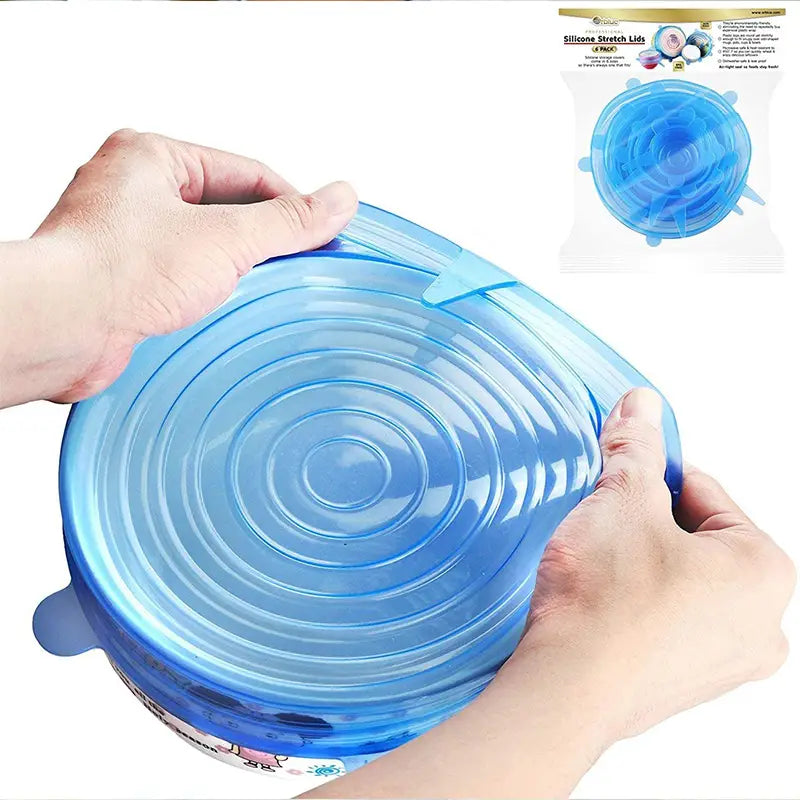 Silicone Stretch Lids 6-Pack of Various Sizes - Oshi.pk - Buy & Sell Online