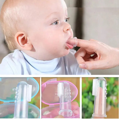 Silicone Finger Baby Toothbrush - Oshi.pk - Buy & Sell Online