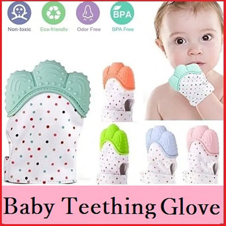 Baby Silicone Teething Mitten Glove - Oshi.pk - Buy & Sell Online