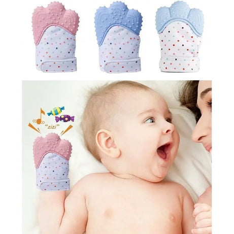 Baby Silicone Teething Mitten Glove - Oshi.pk - Buy & Sell Online