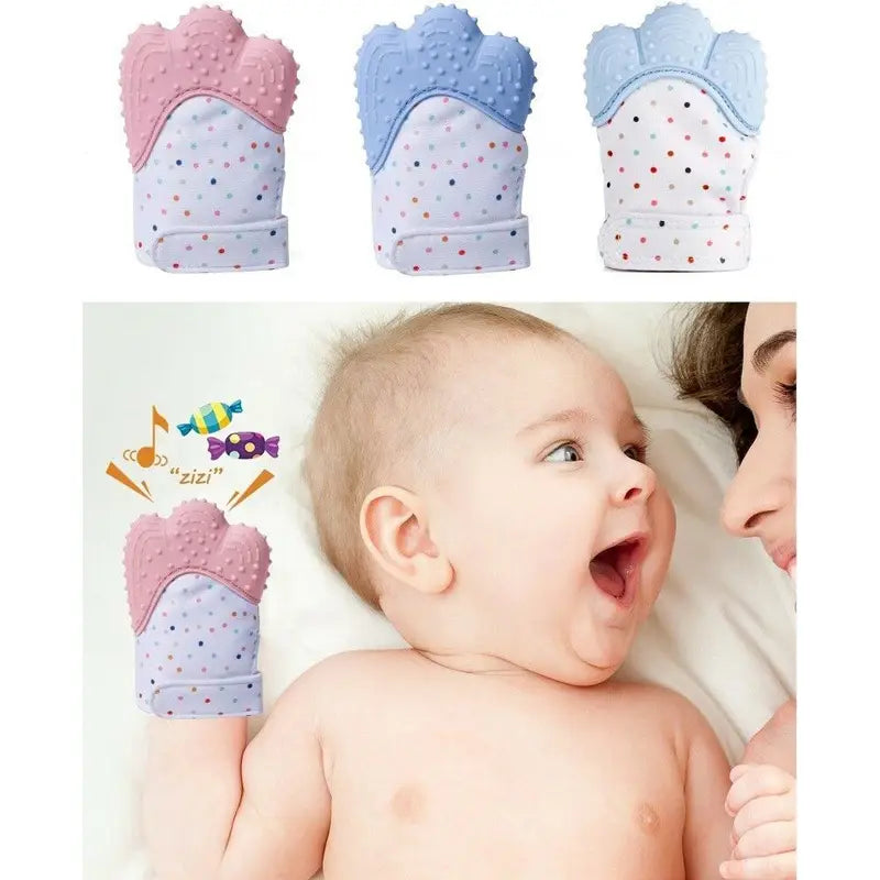 Baby Silicone Teething Mitten Glove - Oshi.pk - Buy & Sell Online