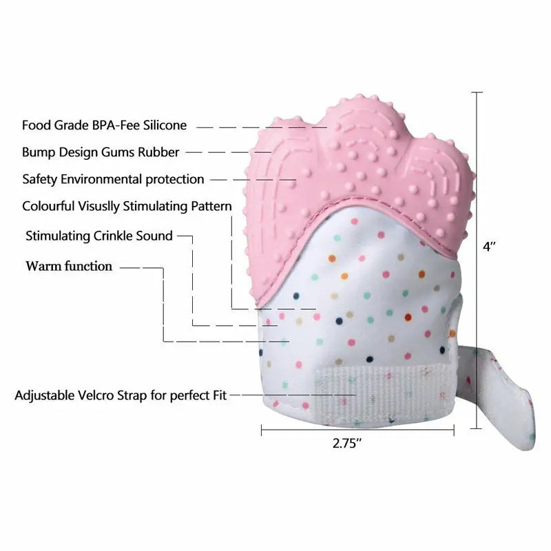 Baby Silicone Teething Mitten Glove - Oshi.pk - Buy & Sell Online