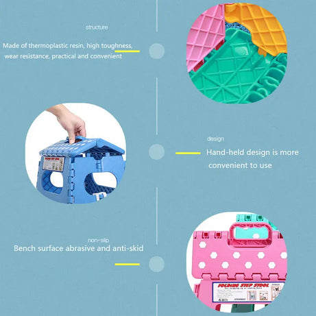 New Easy Portable Step Folding Stool (Pack of 2) - Oshi.pk - Buy & Sell Online