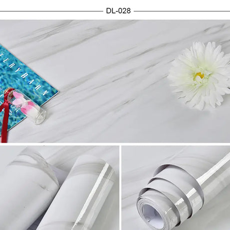 Waterproof PVC Marble Pattern Stickers Self Adhesive Wallpaper (2-Sheets) - Oshi.pk - Buy & Sell Online