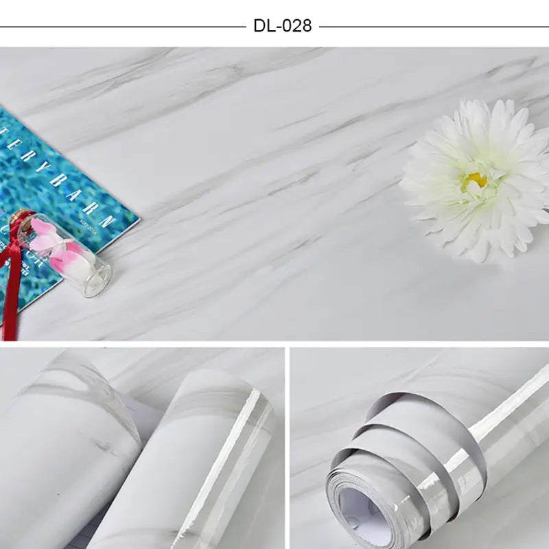 Waterproof PVC Marble Pattern Stickers Self Adhesive Wallpaper (2-Sheets) - Oshi.pk - Buy & Sell Online