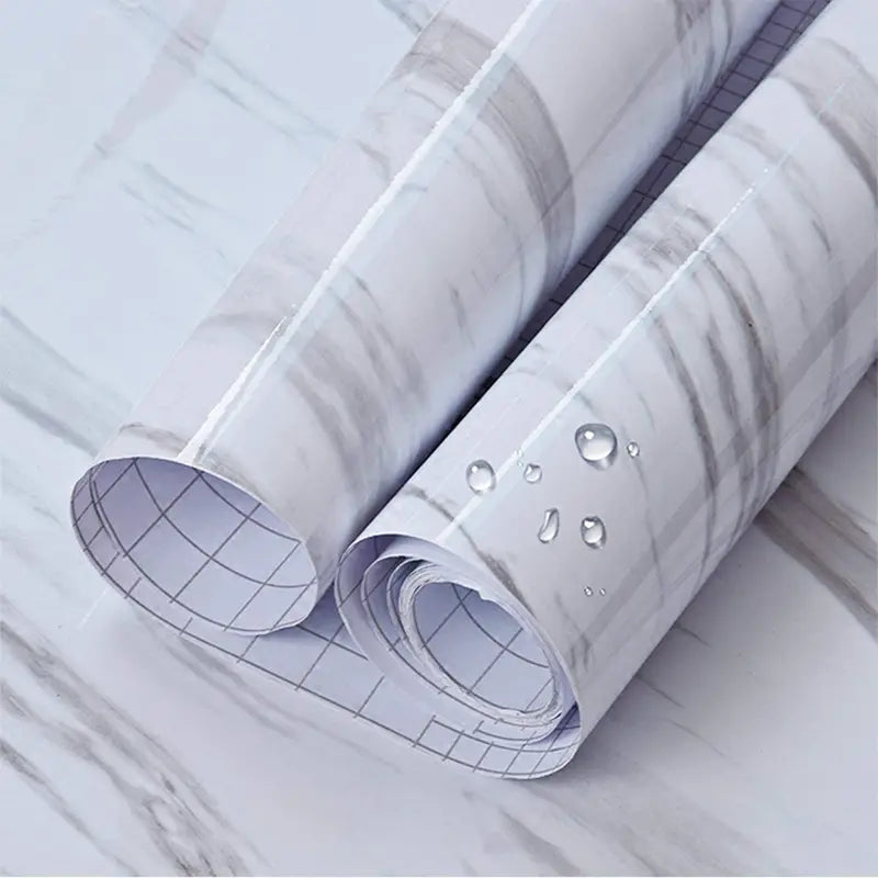 Waterproof PVC Marble Pattern Stickers Self Adhesive Wallpaper (2-Sheets) - Oshi.pk - Buy & Sell Online