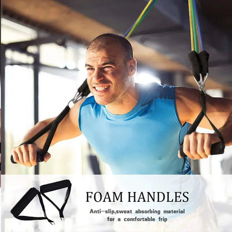 The set resistance tube of liveup is suitable for chest, arm, leg, back and for overall back posture. - Oshi.pk - Buy & Sell Online