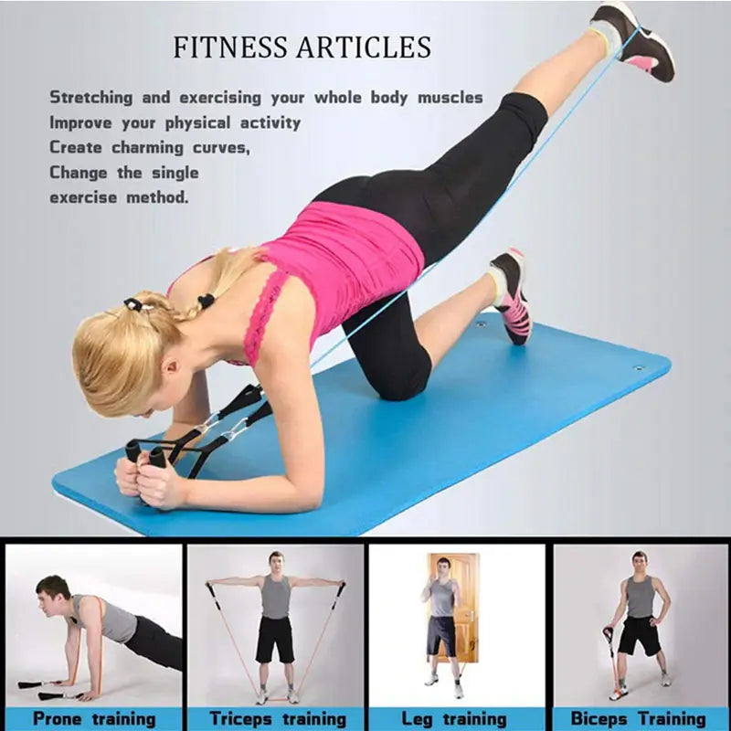 The set resistance tube of liveup is suitable for chest, arm, leg, back and for overall back posture. - Oshi.pk - Buy & Sell Online