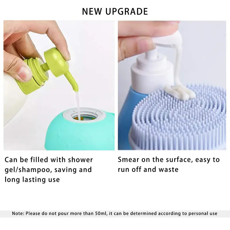 Magic Silicone Massage Bath Brush (Pack Of 2) - Oshi.pk - Buy & Sell Online