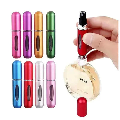 5ml Portable Mini Refillable Perfume Atomizer - Travel Perfume Bottle, Perfume Spray Scent Pump Case - Oshi.pk - Buy & Sell Online
